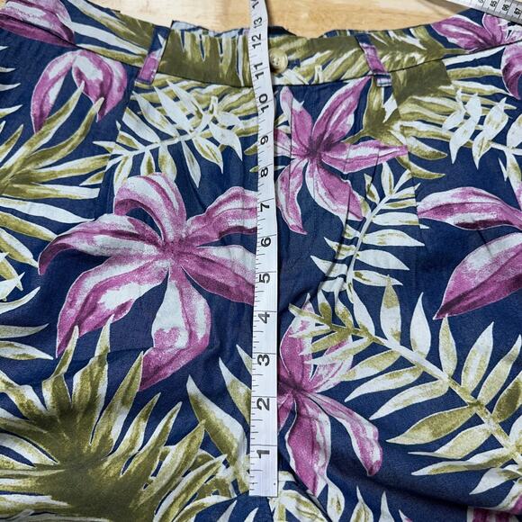 Scotch & Soda Men's Blue Floral Twilt Pleated Loose Fit Shorts Size 32 NWT - Picture 11 of 12